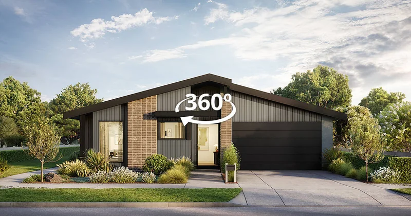 360 degree virtual tour sample — single-family home exterior